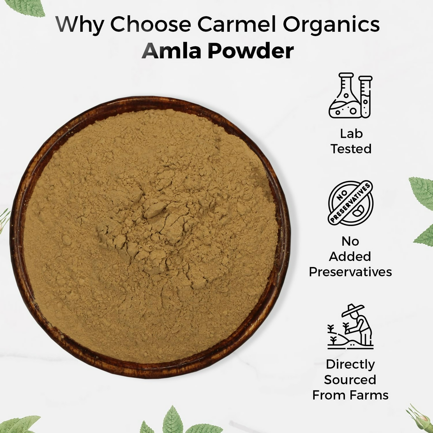 Carmel Organics Amla Fruit Powder