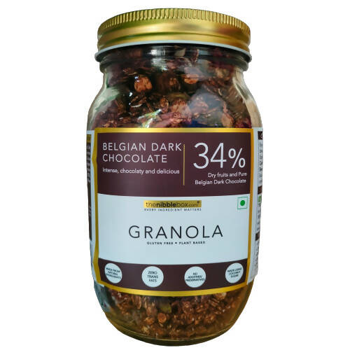 Thenibblebox Belgian Dark Chocolate Granola