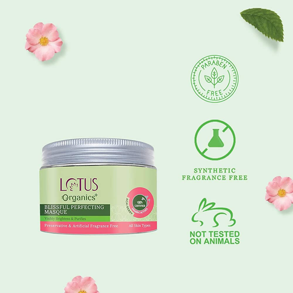 Lotus Organics+ Blissful Perfecting Masque (Mask) - 50 gms