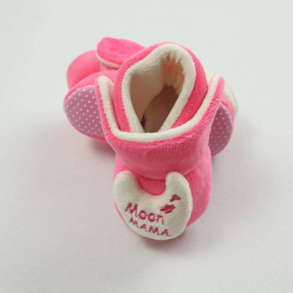 Tiny Bugs For Boys & Girls Baby Winter Booties - Pink