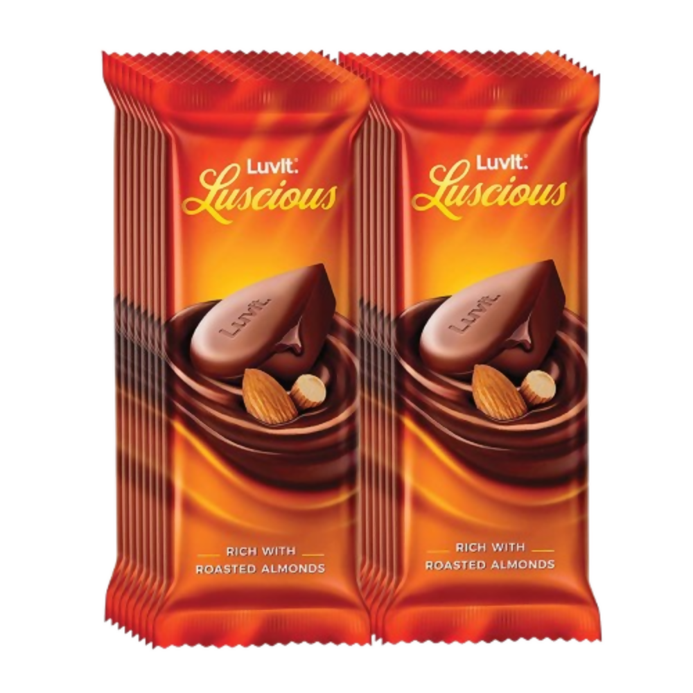 LuvIt. Luscious Roasted Almonds Chocolate Bars