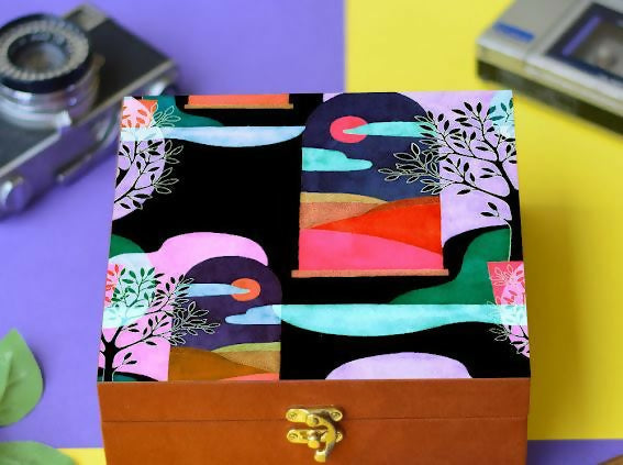 Collectibles India Wood Gift Box
