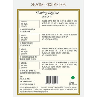 Kama Ayurveda Shaving Regime
