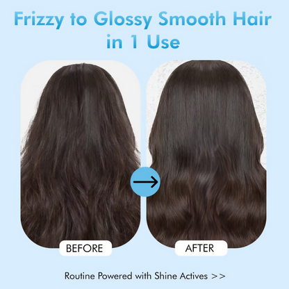 mCaffeine Glass Hair Wash Duo Shampoo & Conditioner