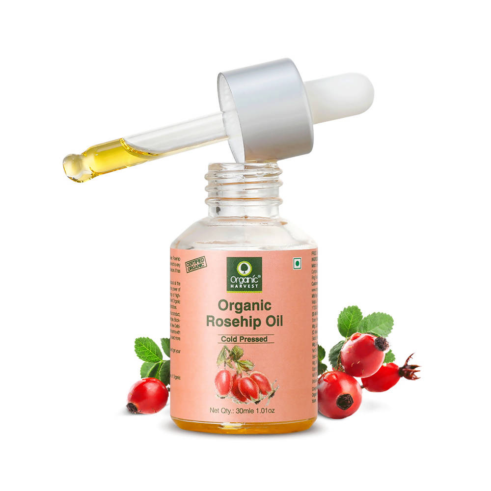 Organic Harvest Cold-Pressed Rosehip Seed Oil - 30 ml