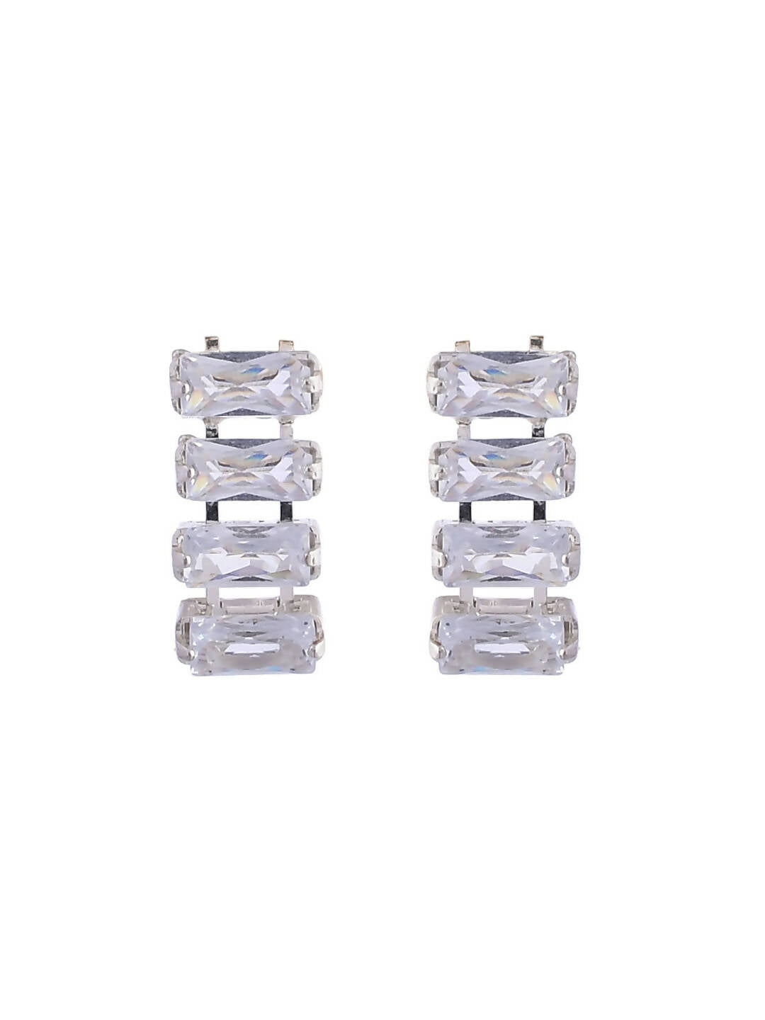 VOJ Women Silver Color stainless steel Jewellery Set