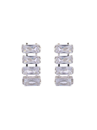 VOJ Women Silver Color stainless steel Jewellery Set