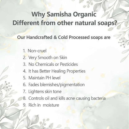 Samisha Organic Rose Petals Anti Aging Bathing Bar