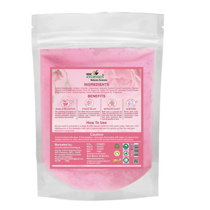 VedicAyurveda Rose Bath Salt
