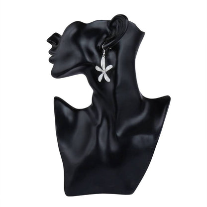 Trendoo Jewelry Gold-Polished Stylish Fancy Party Wear White Drops