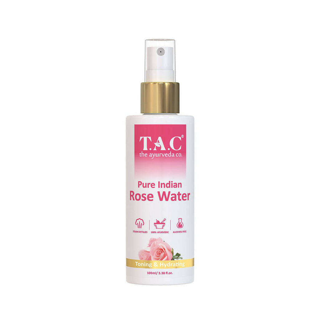T.A.C - The Ayurveda Co. Pure Indian Rose Water For Toning & Hydration for Women & Men