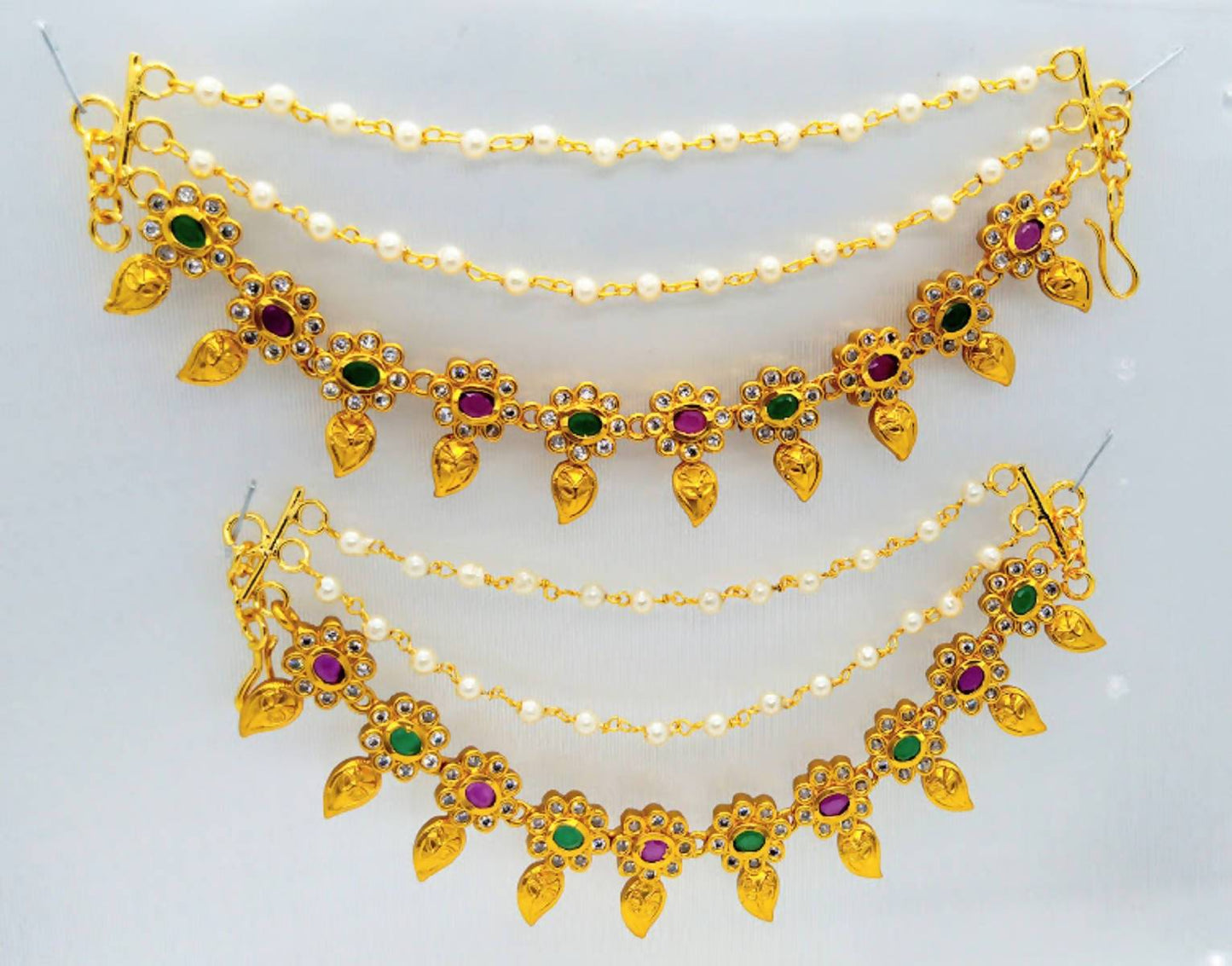 Multicolor Ear Side Chain Set