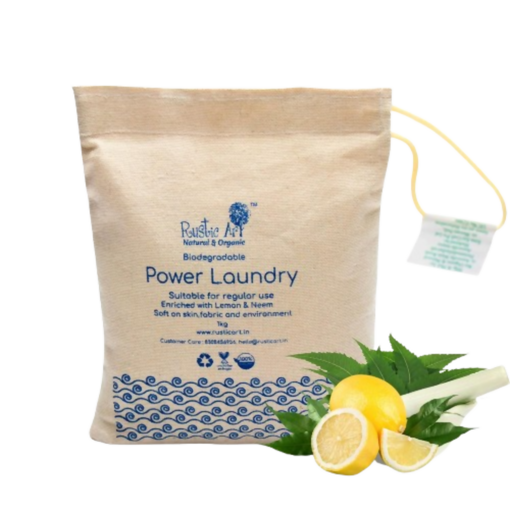 Rustic Art Biodegradable Power Laundry Detergent Powder