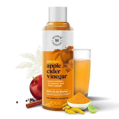 Wellbeing Nutrition Glow Korean Marine Collagen Peptides & Organic Apple Cider Vinegar with 2X Mother Combo