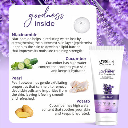 Globus Naturals Purifying Lavender Face Wash