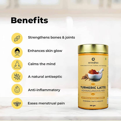 Anveshan Turmeric Latte Ashwagandha Mix