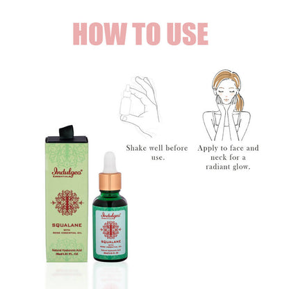 Indulgeo Essentials Squalane With Rose Essential Oil