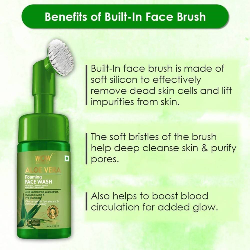 Wow Skin Science Aloe Vera Foaming Face Wash - 150 ml