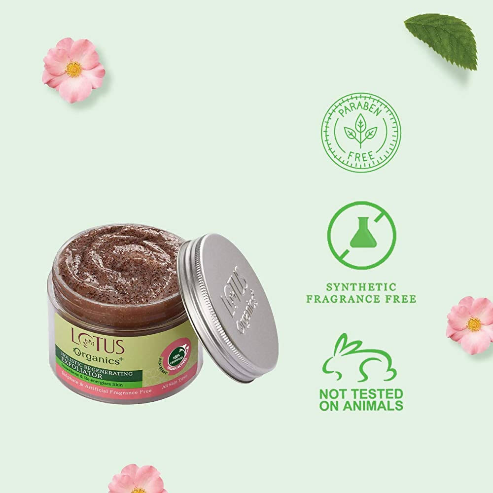 Lotus Organics+ Holistic Regenerating Exfoliator - 100 gms