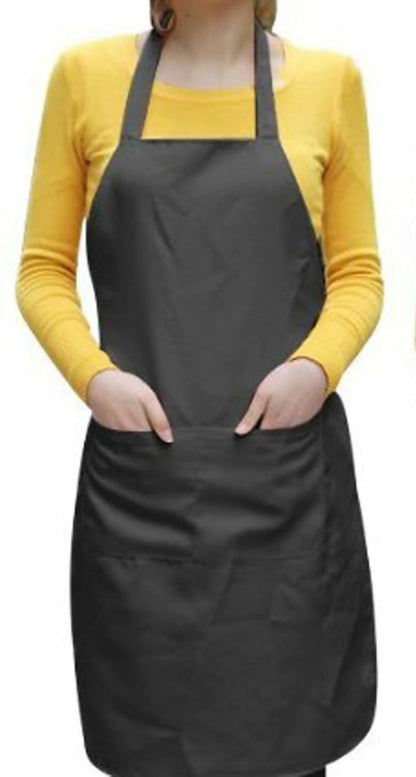 Airwill Cotton Kitchen Apron With 2 Pockets-Solid