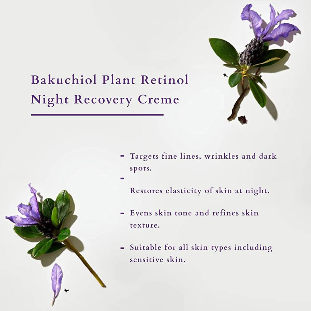 Lotus Organics+ Bakuchiol Plant Retinol Night Recovery Crème