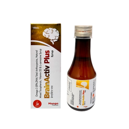 Zorilla Life Science BrainActiv I Plus Syrup I Omega 3 (EPA,DHA)