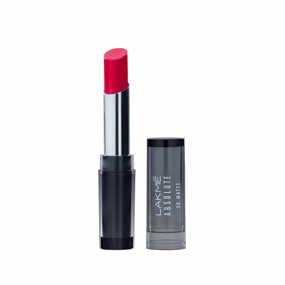 Lakme Absolute 3D matte lip color Lipstick Romeo Red - 3.6 gms