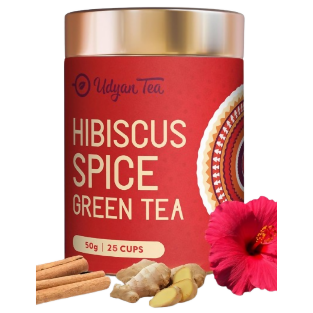 Udyan Tea Hibiscus Spice Green Tea