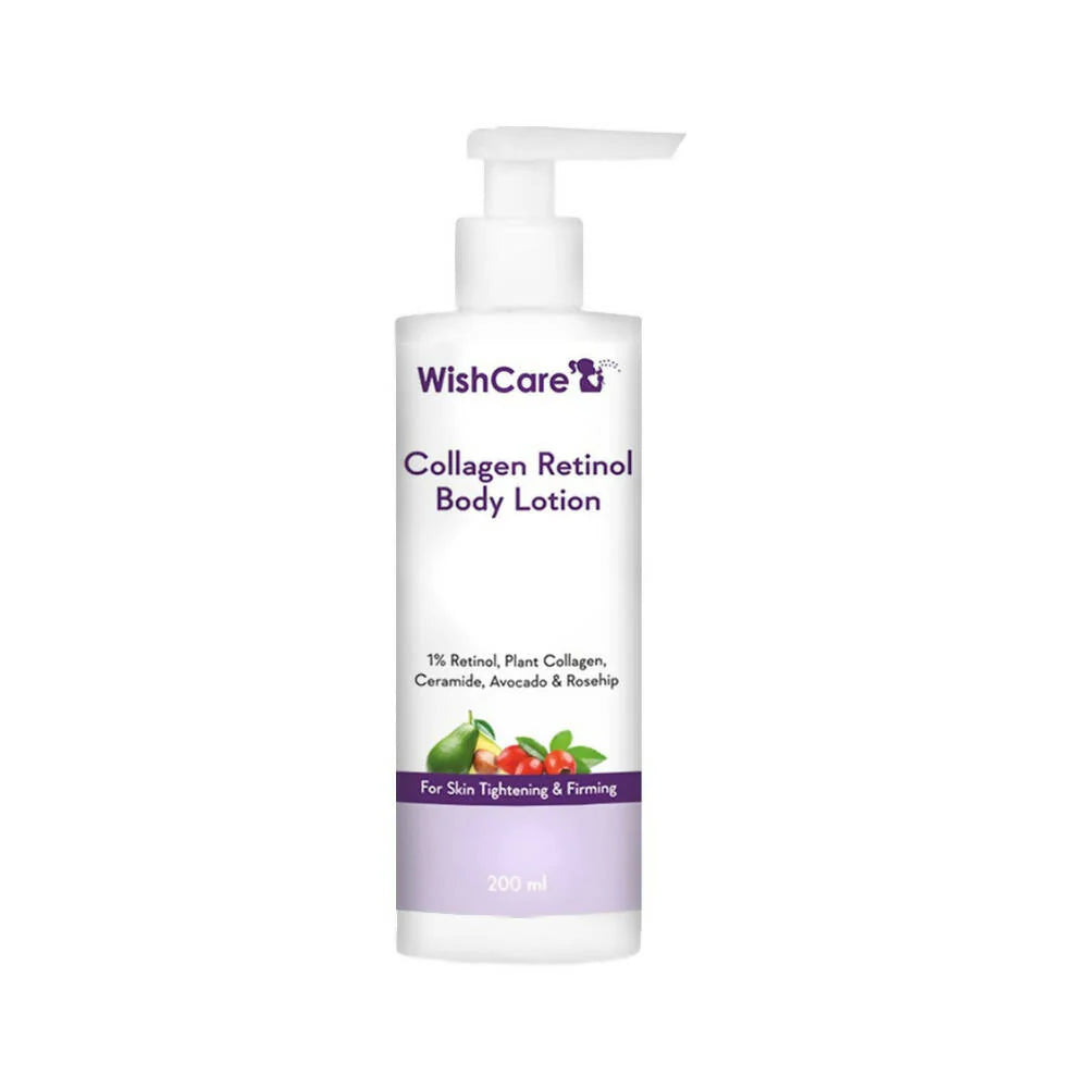 WishCare Hydrating Body Lotion with Collagen & Vitamin A – 200ml | Smooth & Nourished Skin