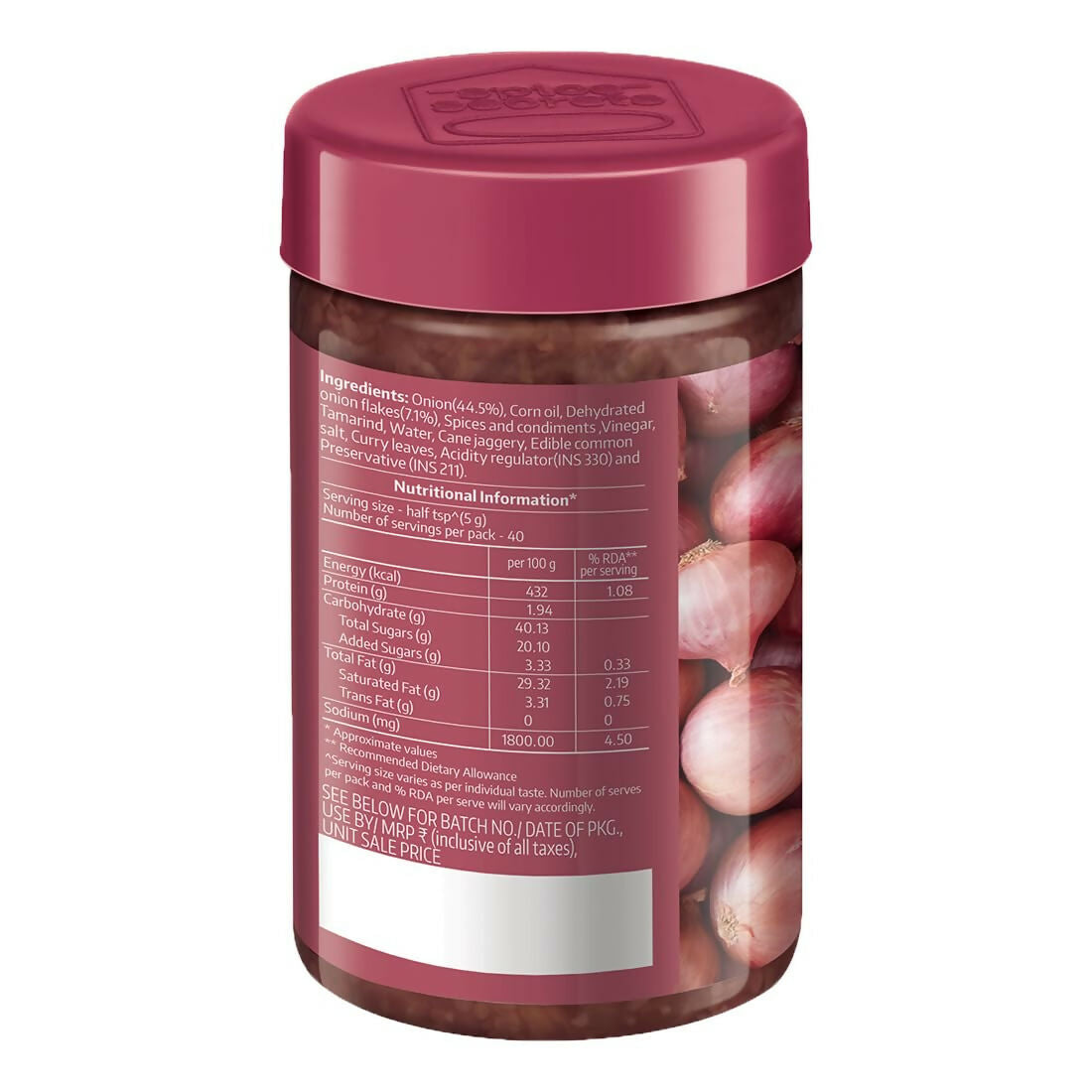 Society Onion Chutney Jar