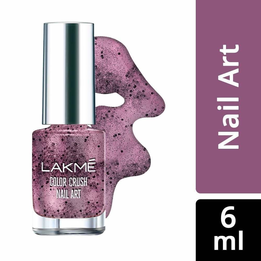 Lakme Color Crush Nail Art F2 Purple - 6 ml