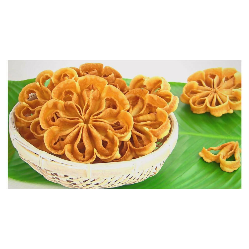 Mee Konaseema Stores Gulabi Puvvu (Rose Flower Cookie)