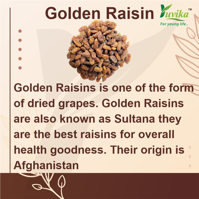 Yuvika Munakka - Bhura-Golden Munakka - Brown Raisin - Currant - Dry Grapes