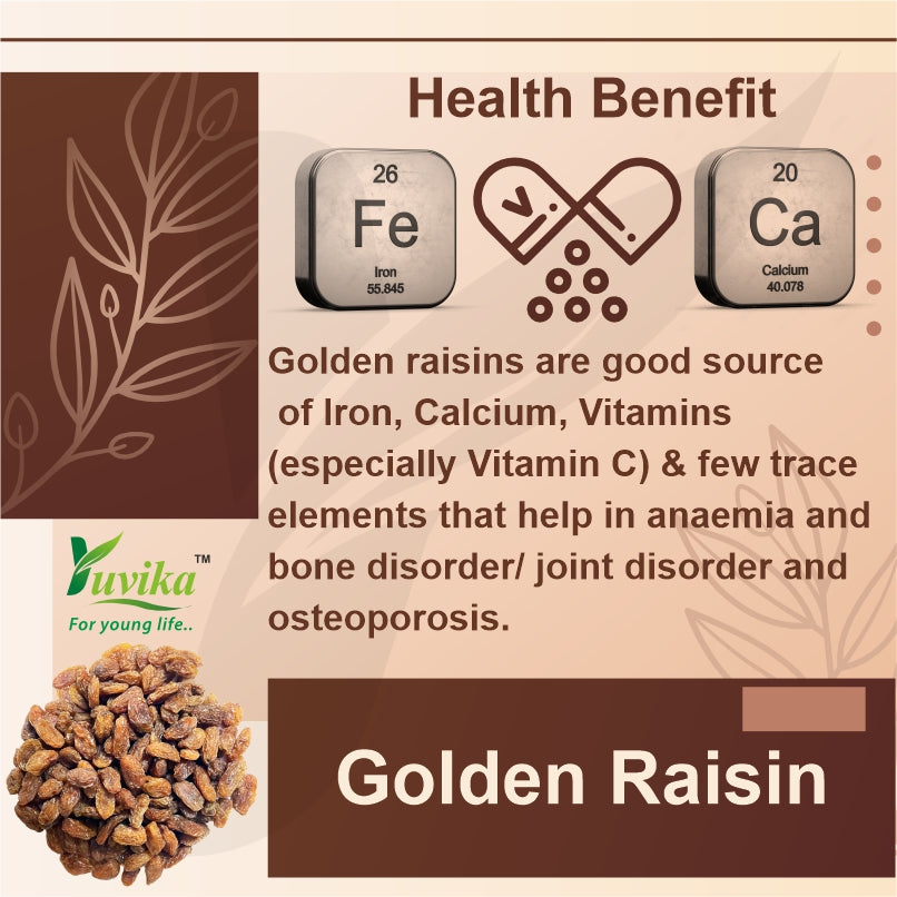 Yuvika Munakka - Bhura-Golden Munakka - Brown Raisin - Currant - Dry Grapes