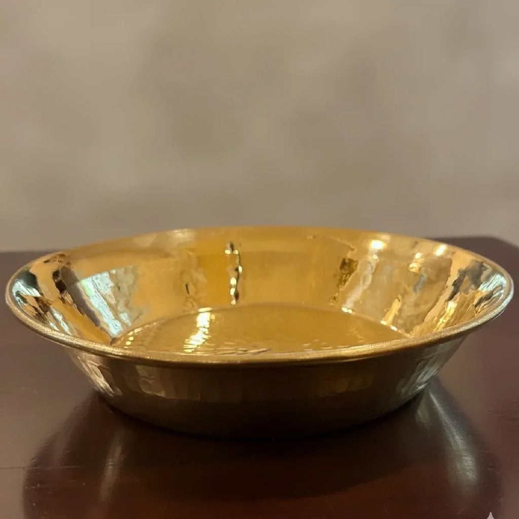 Zishta Rakesh Ji Ka Brass Paraat Medium 10 inch Without Tin Coating