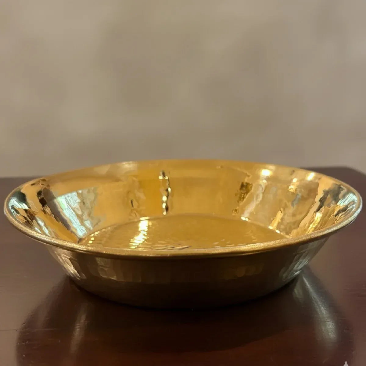 Zishta Rakesh Ji Ka Brass Paraat Medium 10 inch Without Tin Coating