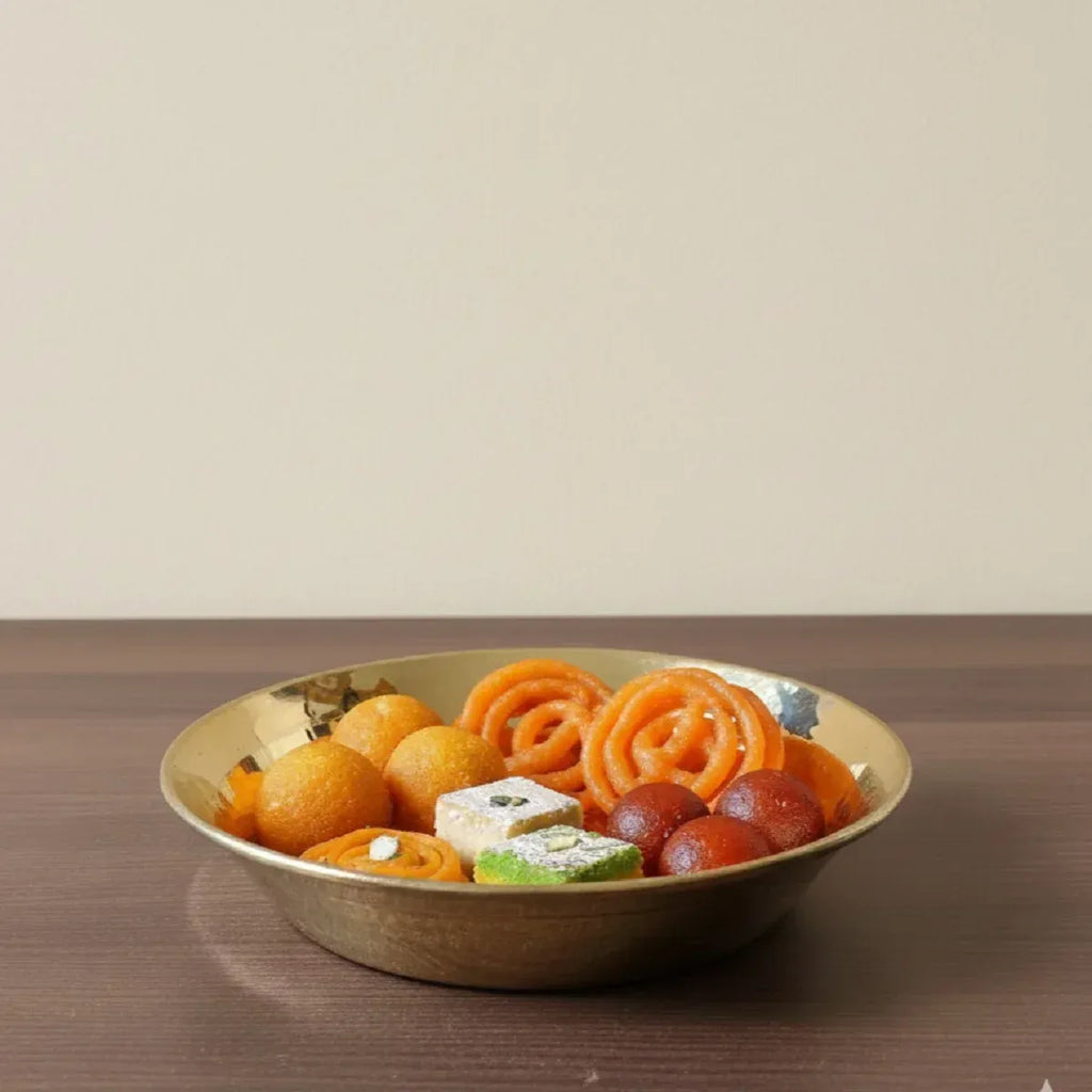 Zishta Rakesh Ji Ka Brass Paraat Medium 10 inch Without Tin Coating