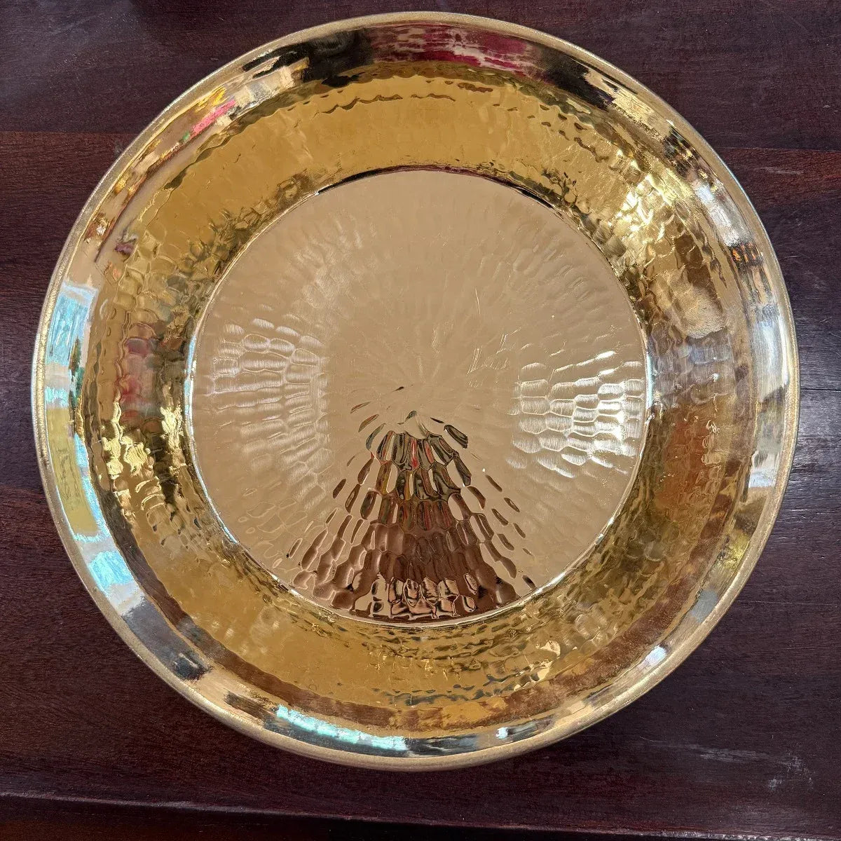 Zishta Rakesh Ji Ka Brass Paraat Medium 10 inch Without Tin Coating