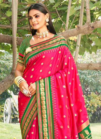 Anaita Rani Silk Saree With Blouse Piece