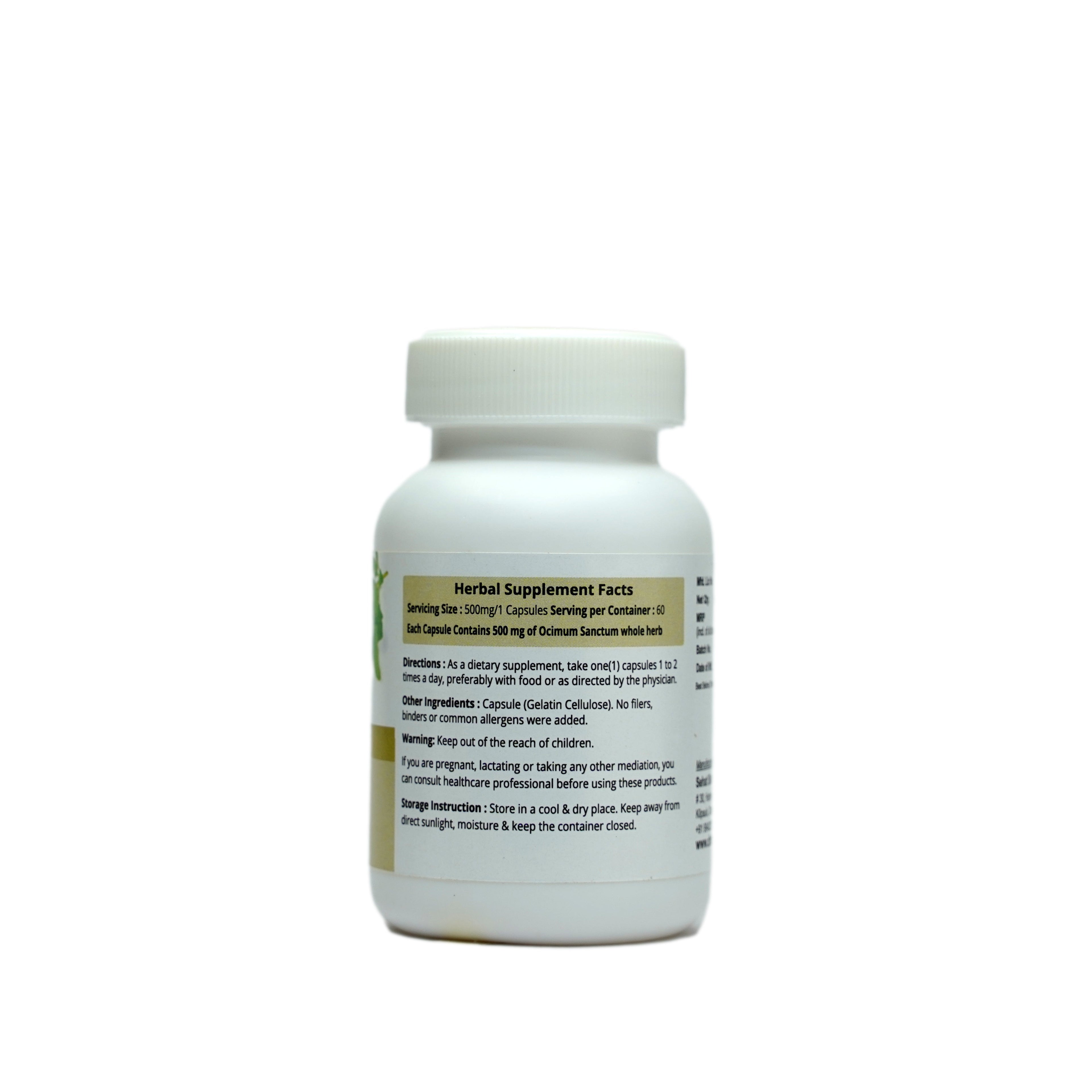 Dr. Talat's Rehan Tulsi - 60 Capsules