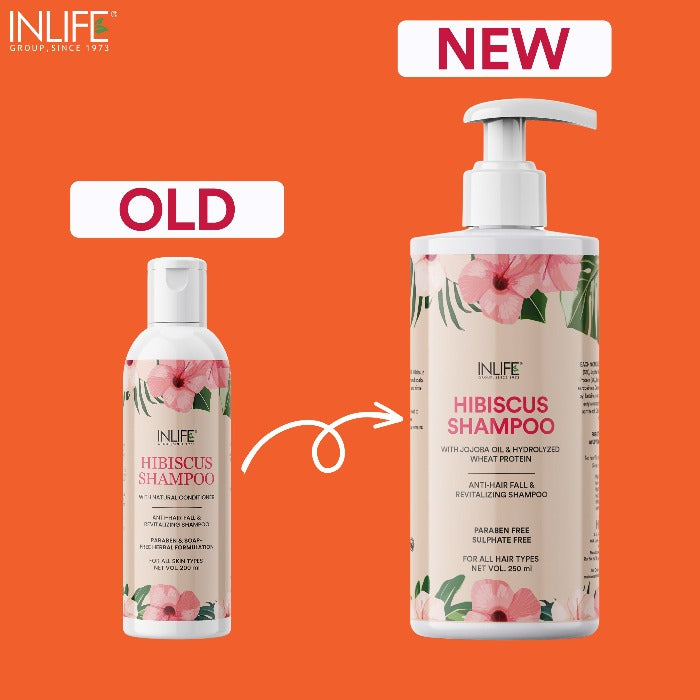 INLIFE Natural Hibiscus Anti Hair Fall Shampoo - 250 ml