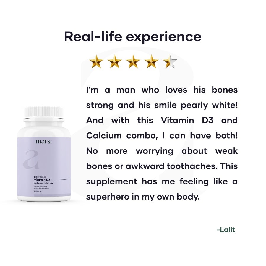 Mars by GHC Vitamin D3 - 60 tabs