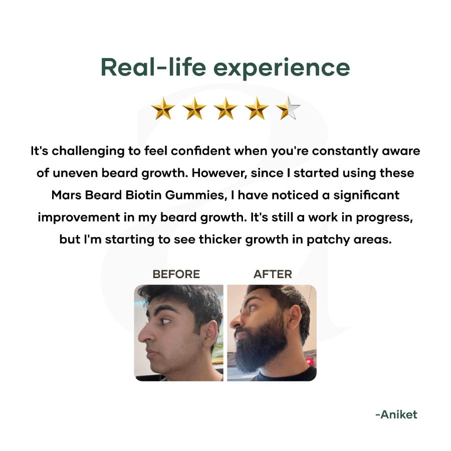 Mars by GHC Beard Growth Gummies - 30 gummies