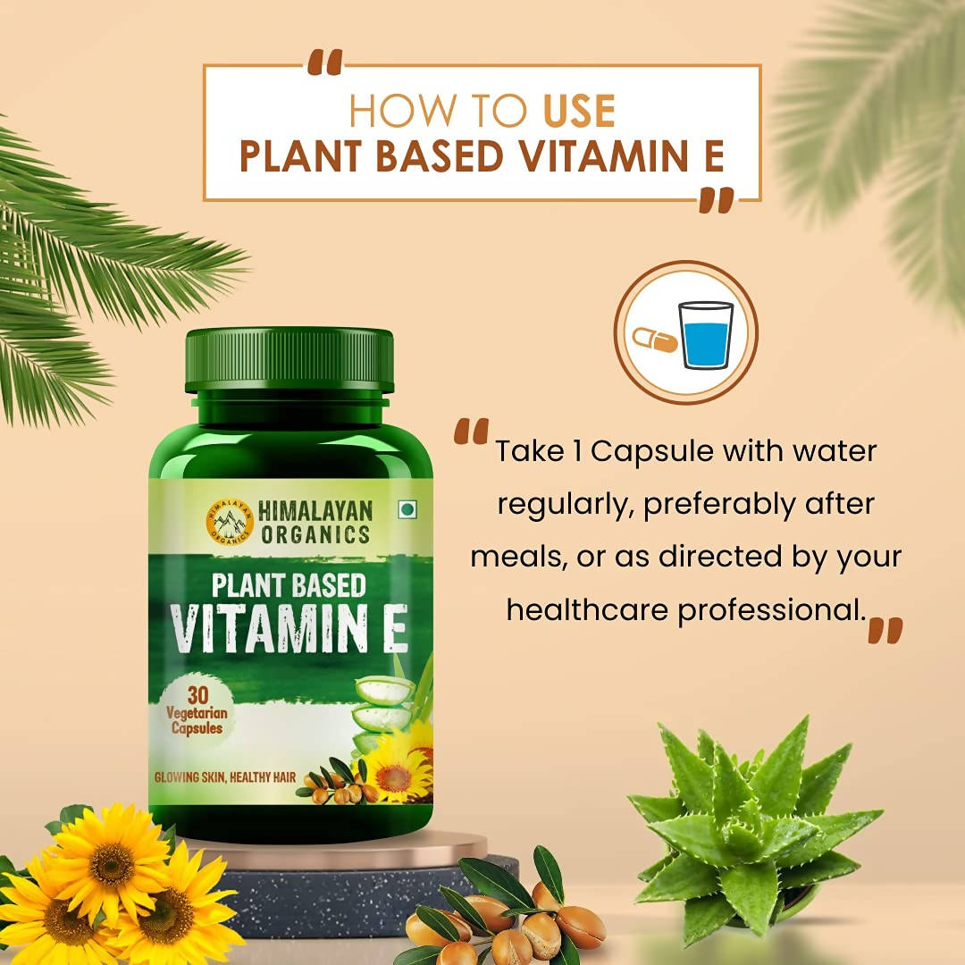 Himalayan Organics Plant-Based Vitamin E Capsules