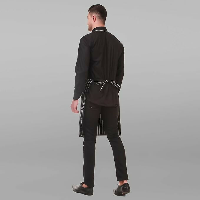 Kodenipr Club Kitchen Chef Apron For Men & Women-Chalk-Stripe