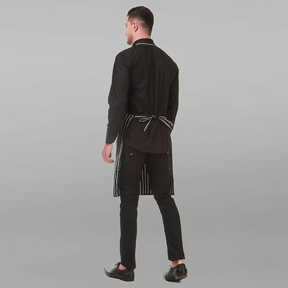 Kodenipr Club Kitchen Chef Apron For Men & Women-Chalk-Stripe