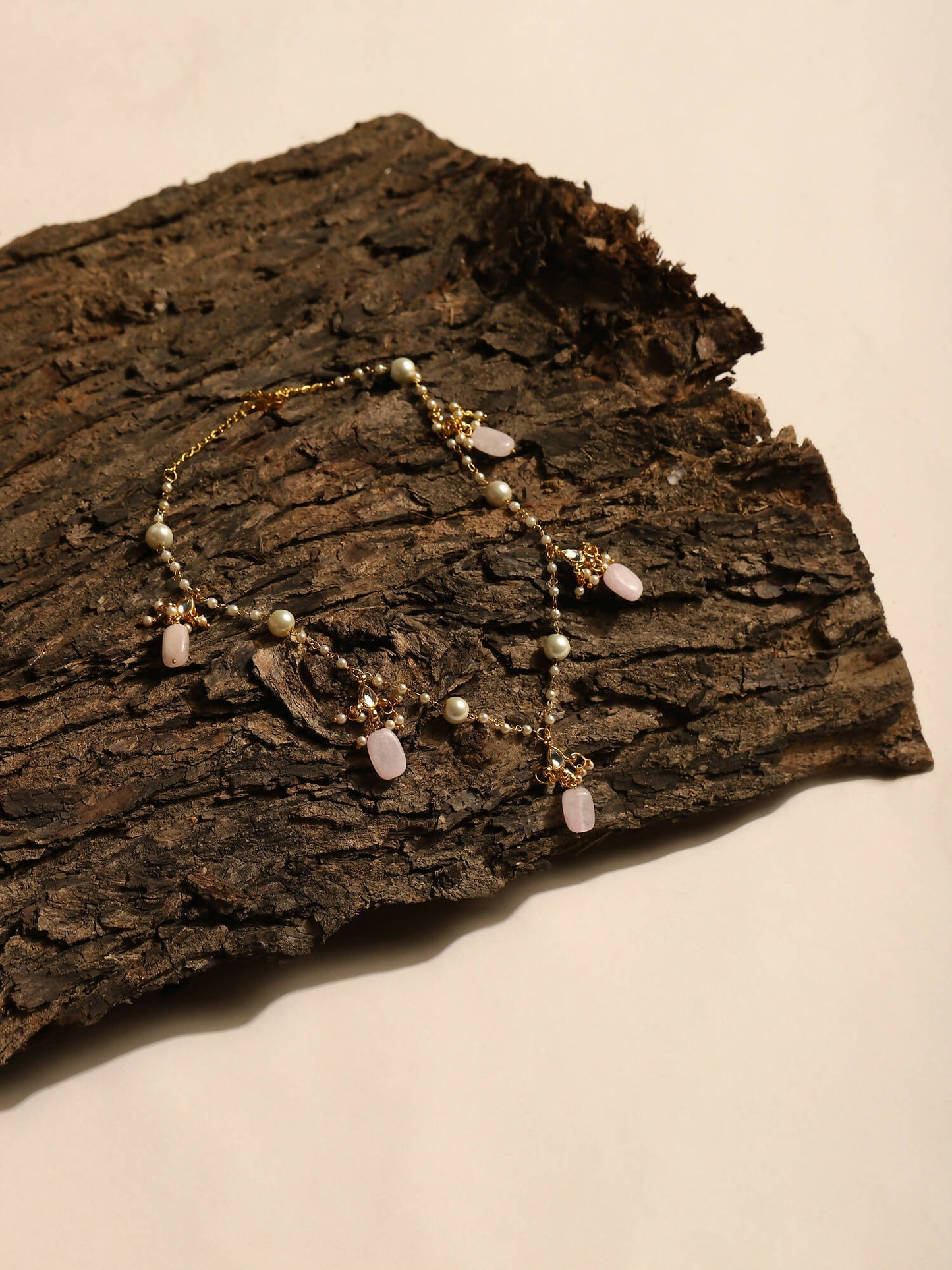 Women's Gold-Polished Chain - Ruby Raang