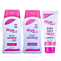 Riyo Herbs Baby Face Cream & Baby Shampoo & Baby Shower Gel Combo