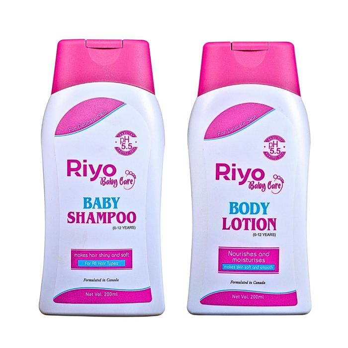 Riyo Herbs Baby Shampoo & Baby Body Lotion Combo