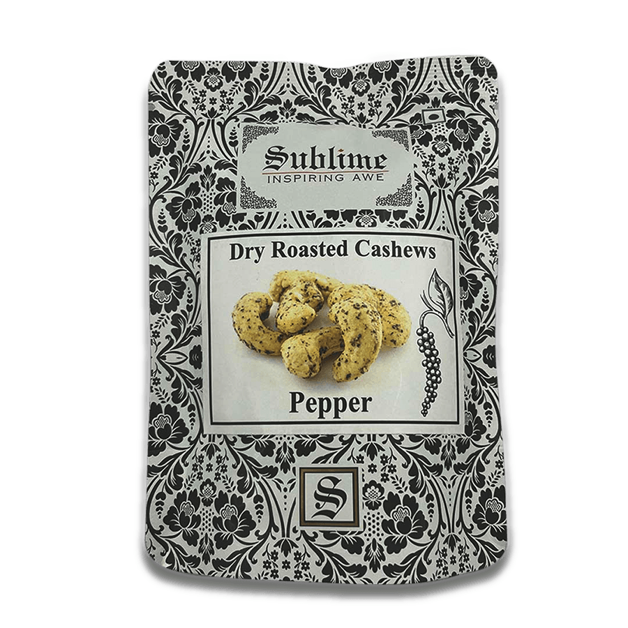 Sublime Inspiring Awe Roasted Cashews – Pepper